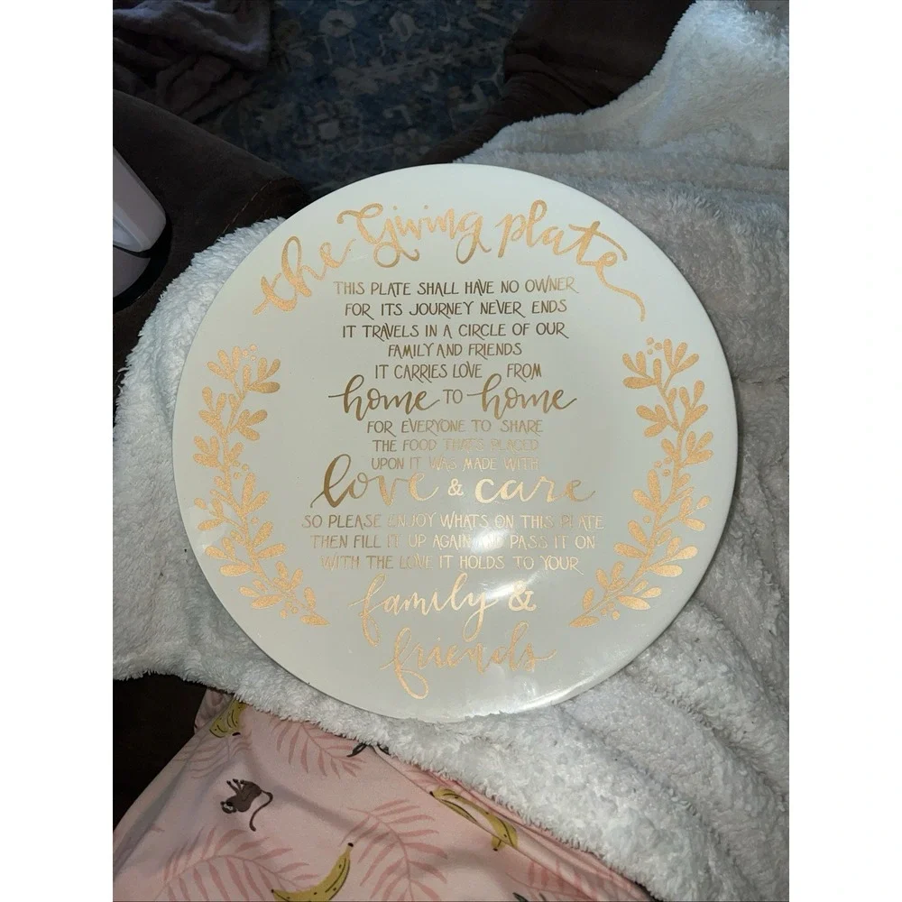Set Of 4 Giving Plates/Platters~Primitives By Kathy